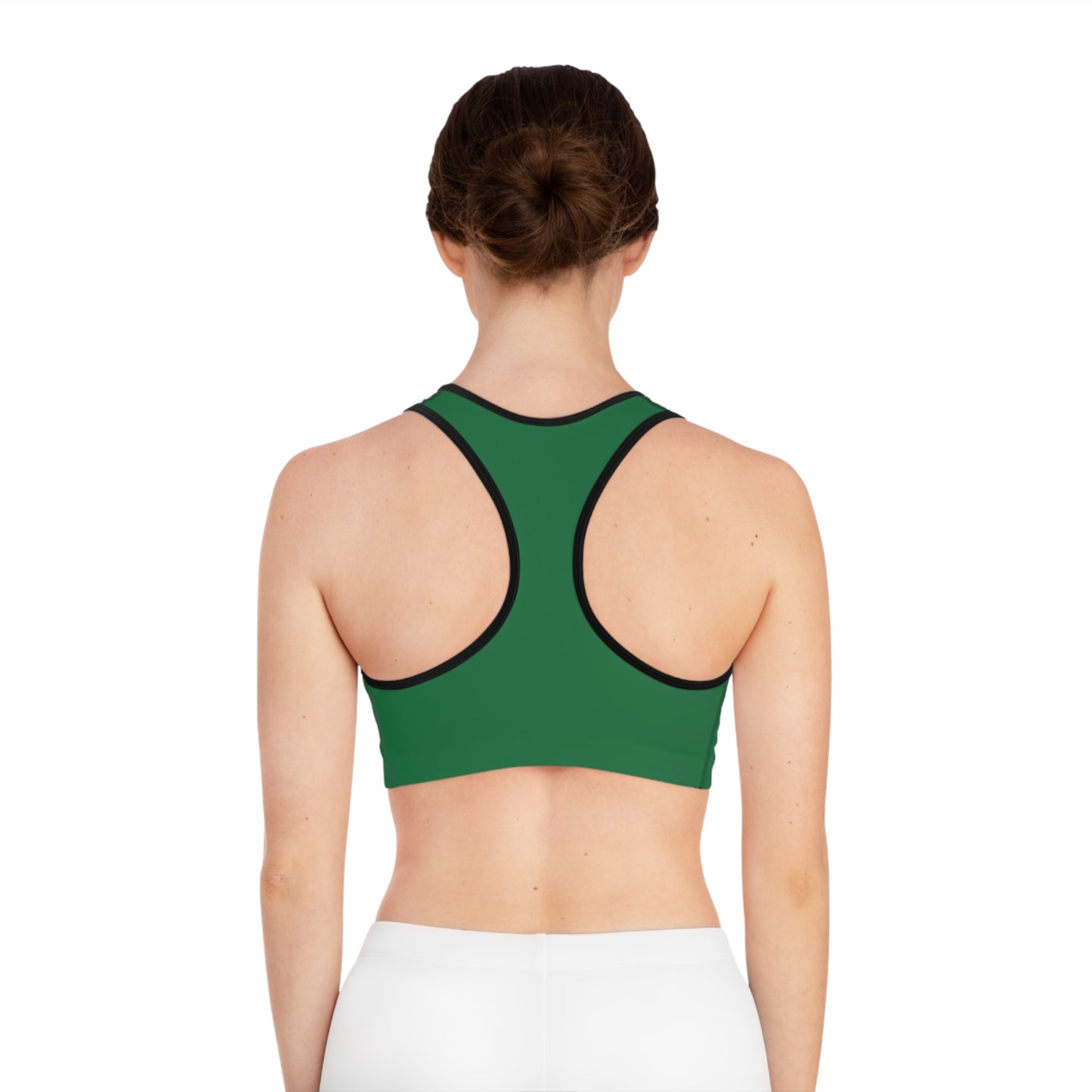 Green Sports Bra | Stylish Activewear for Fitness, Yoga, Running, Gym Wear, Sports Activities