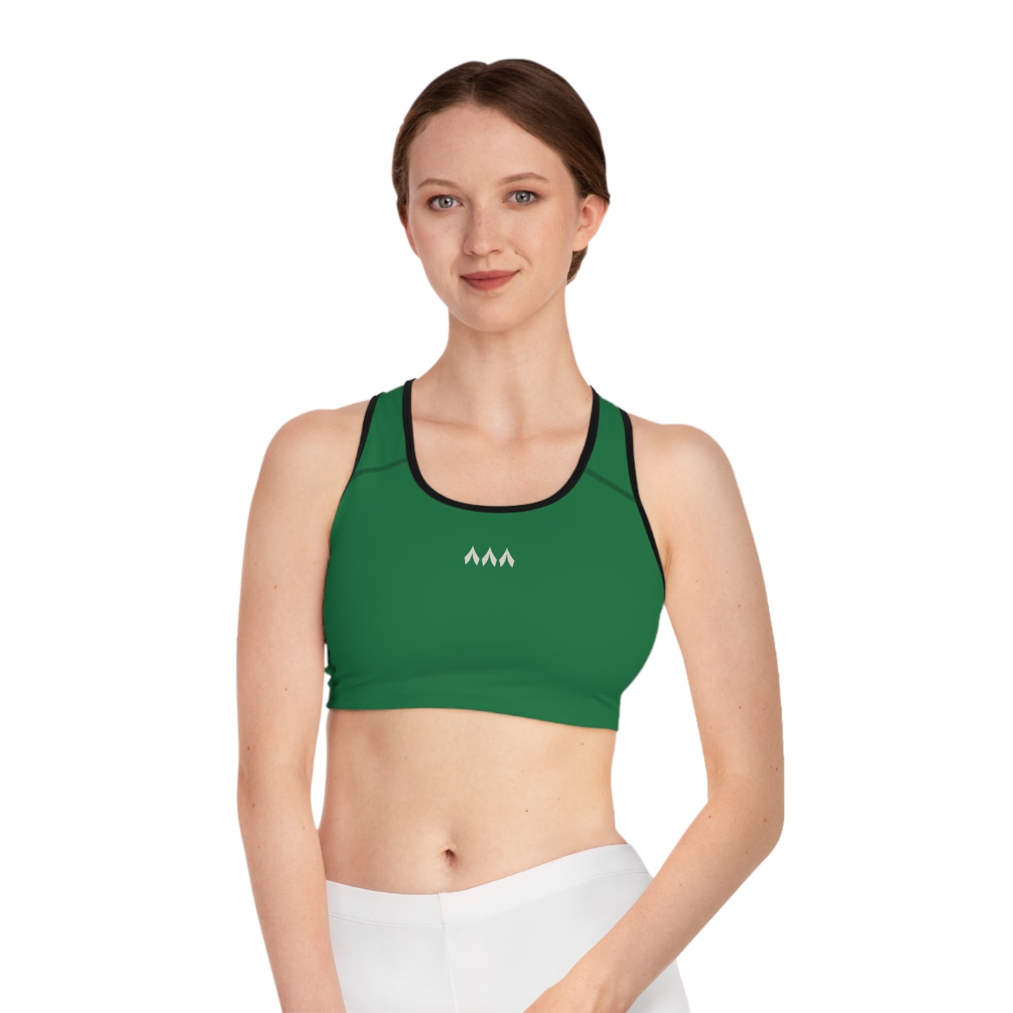 Green Sports Bra | Stylish Activewear for Fitness, Yoga, Running, Gym Wear, Sports Activities